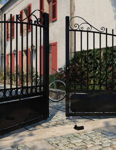 Porte de garage acier Menuiserie 2000 - Amboise