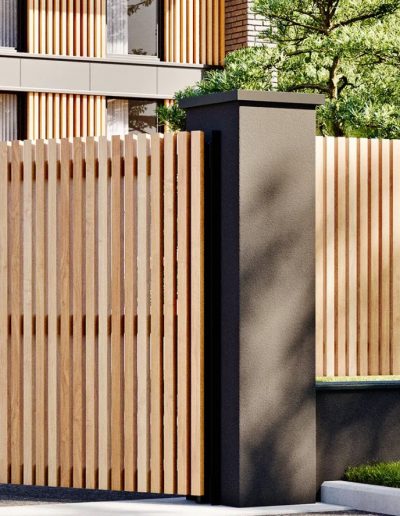 Porte de garage bois Menuiserie 2000 - Amboise