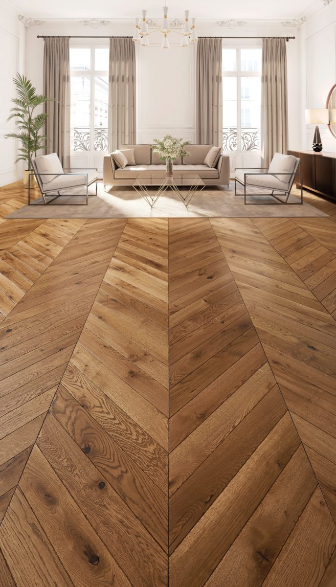 parquet-point-hongrie Porte de garage acier Menuiserie 2000 Amboise